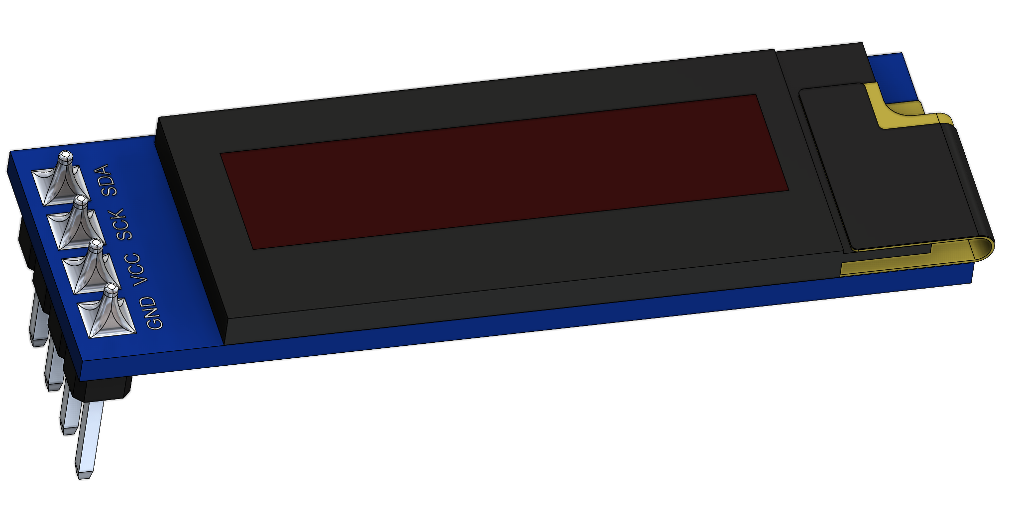 0.91英寸OLED显示模块